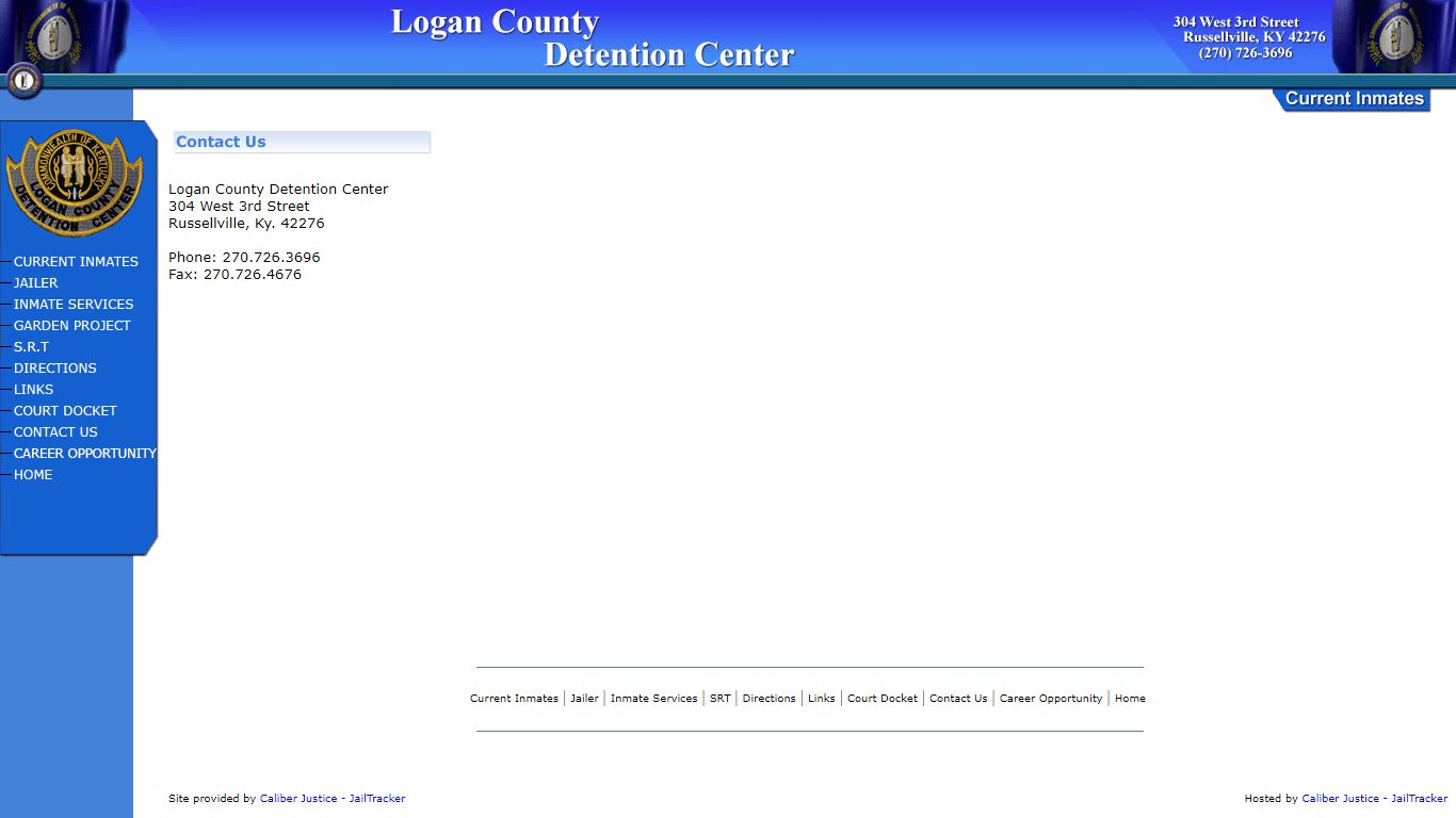 Welcome to the Logan County Detention Center
